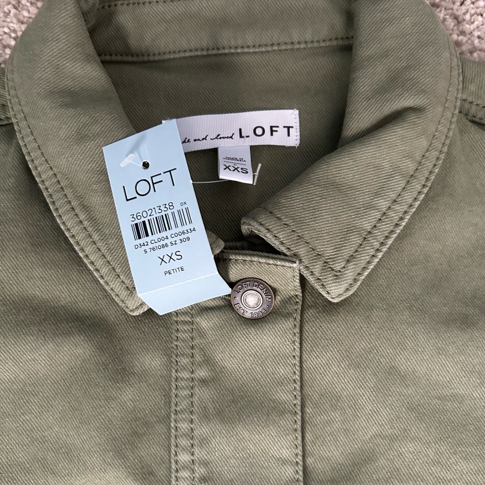 Puff Sleeve Drawstring Utility Jacket - Picture 5 of 5